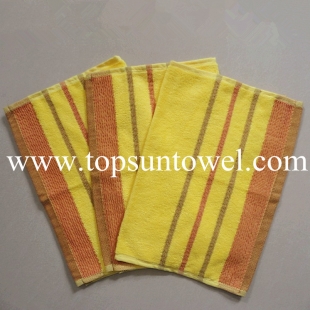 100% cotton stripe face towel(Thailand market)