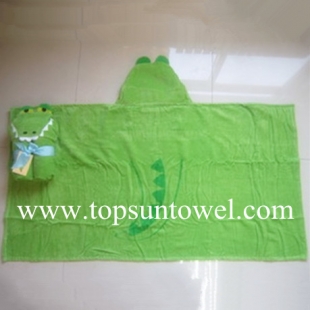 hooded towel(frog)