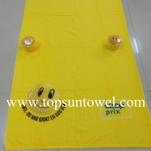 100% cotton printing compressed beach towel