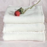white spa towel