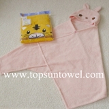 children hooded towel/baby poncho