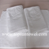21s yarn jacquard hand towel